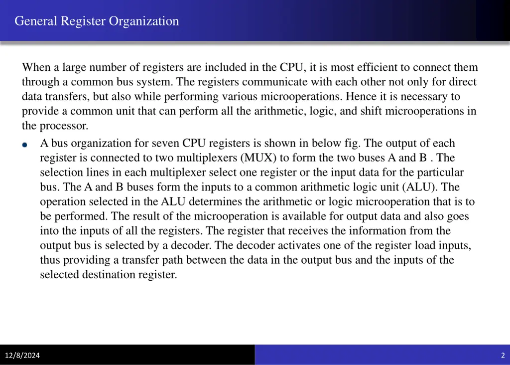 general register organization