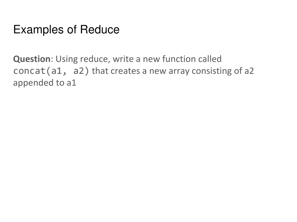 examples of reduce