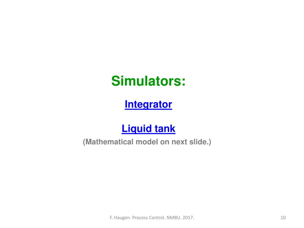 simulators