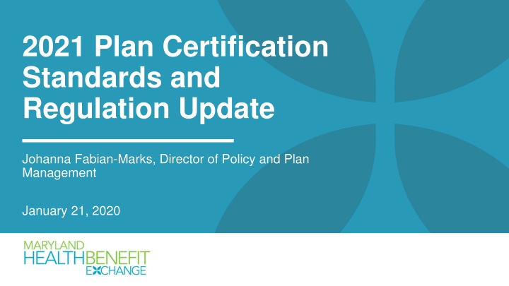 2021 plan certification standards and regulation