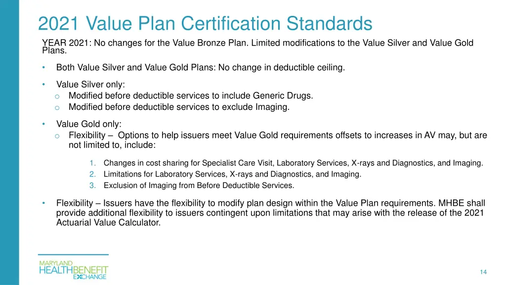 2021 value plan certification standards year 2021 1