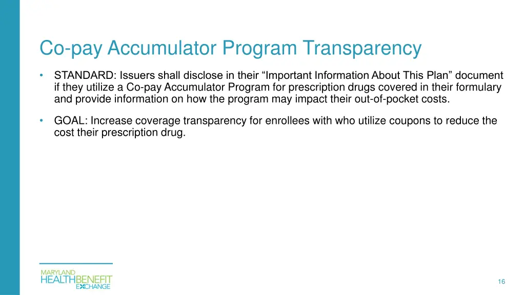 co pay accumulator program transparency