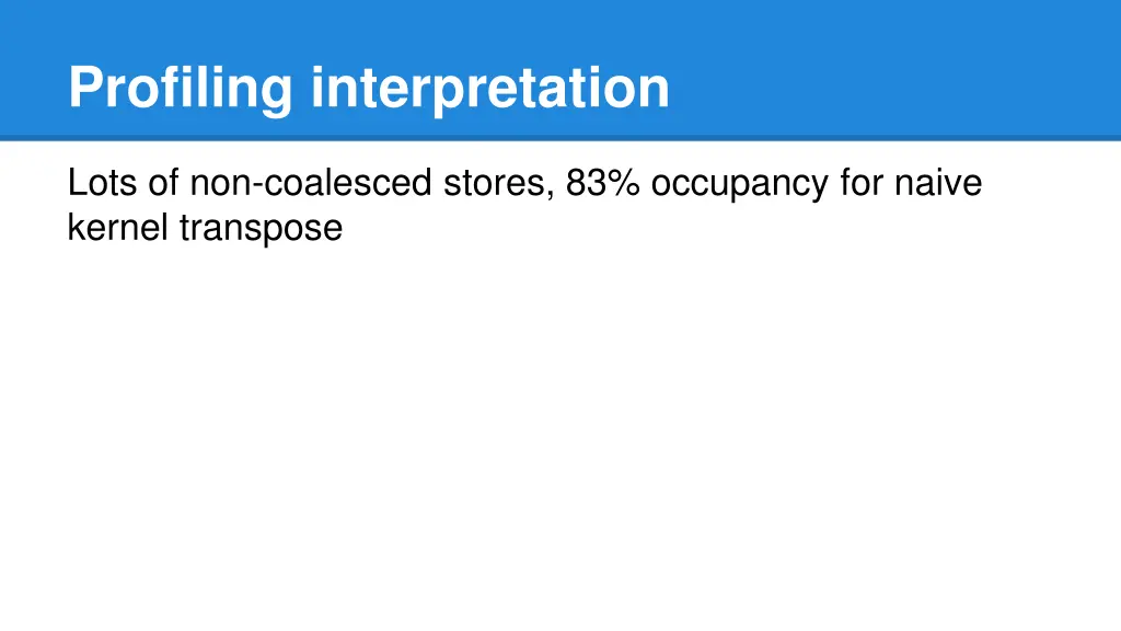 profiling interpretation