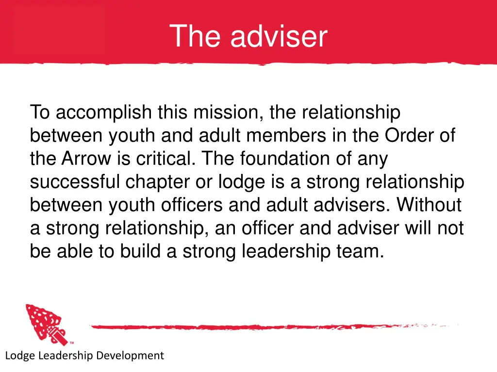 the adviser