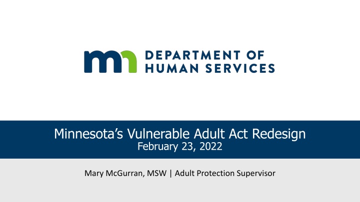 minnesota s vulnerable adult act redesign