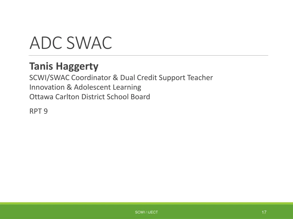 adc swac