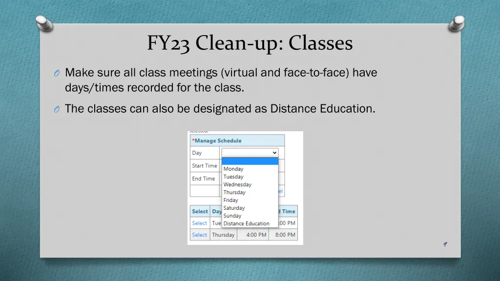 fy23 clean up classes 2