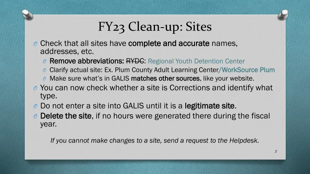 fy23 clean up sites