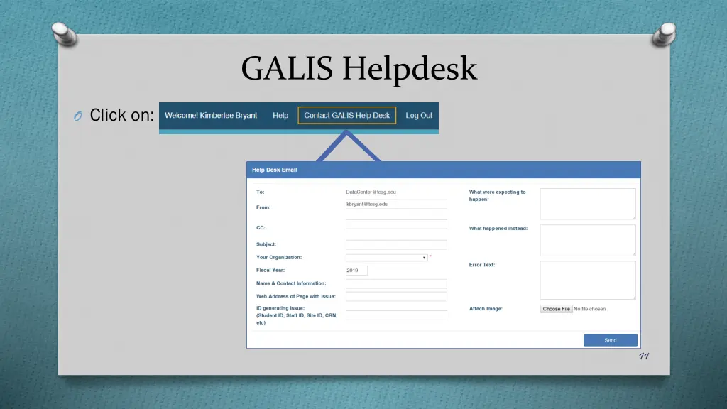 galis helpdesk