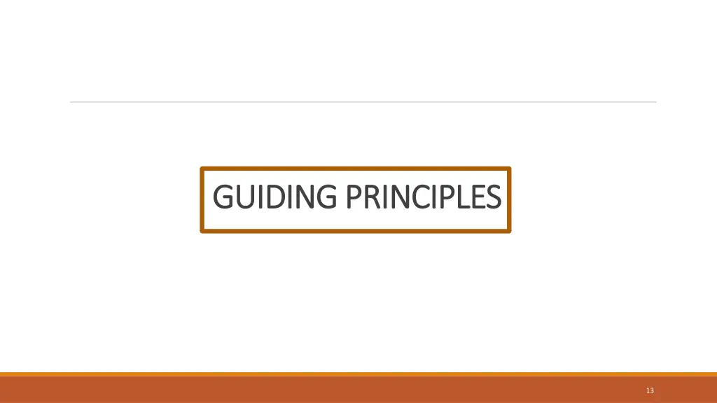 guiding principles guiding principles