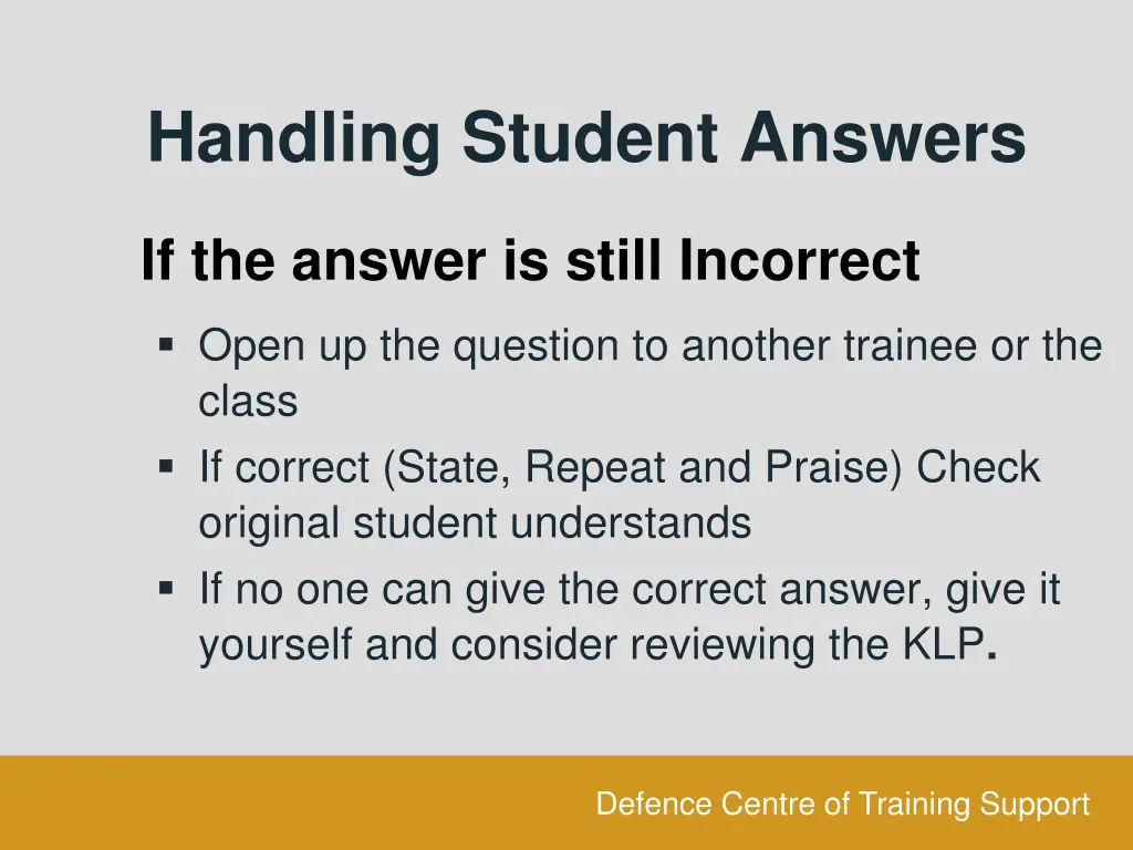 handling student answers 2