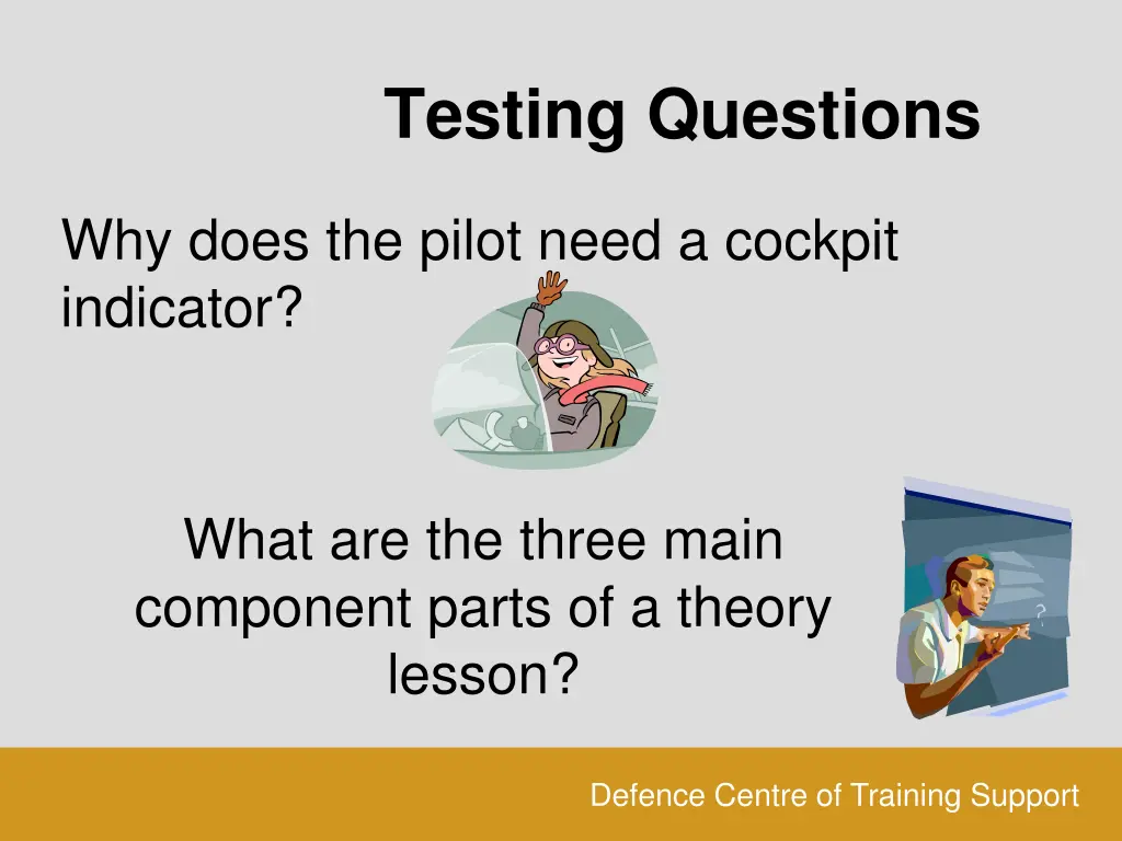 testing questions