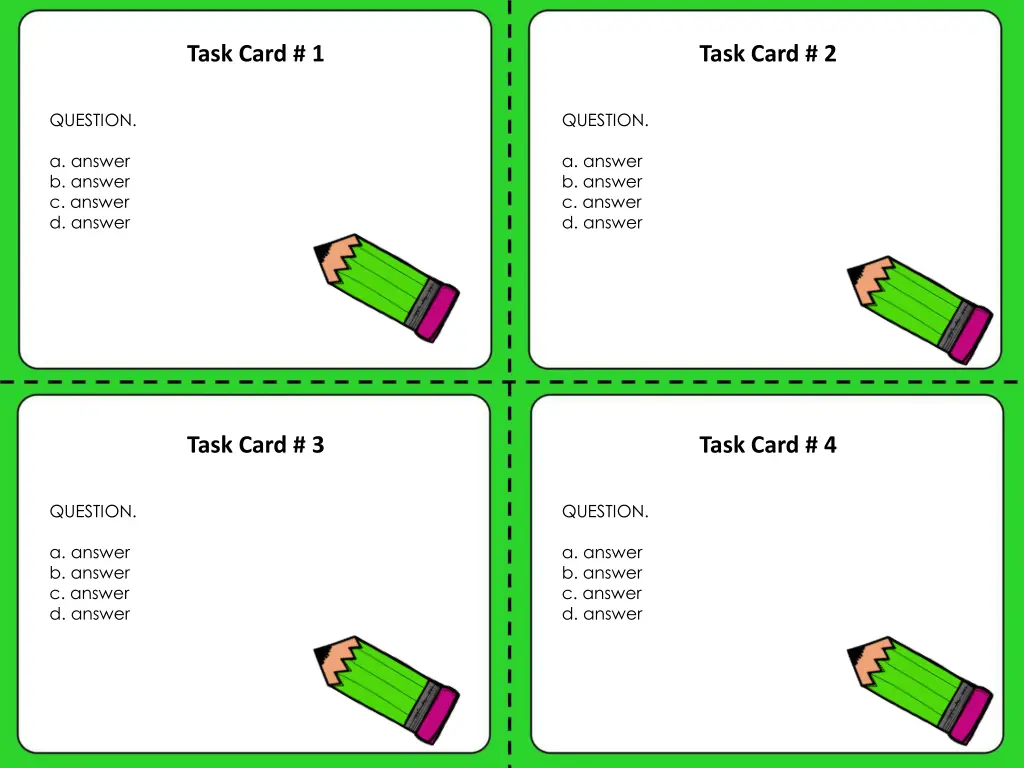 task card 1 3