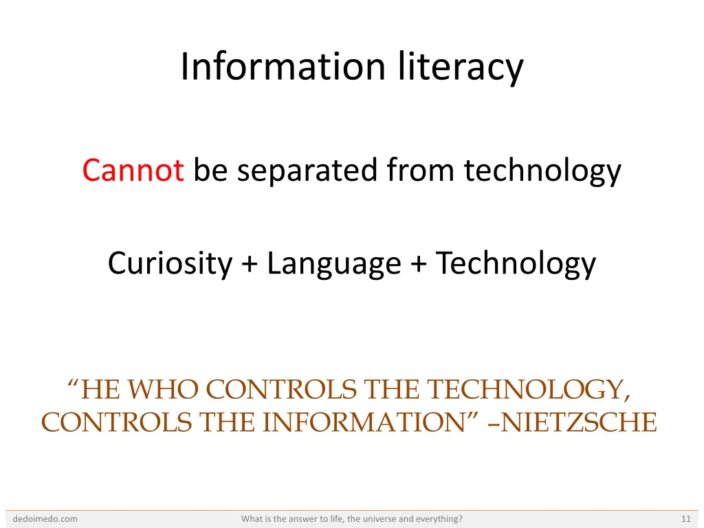 information literacy