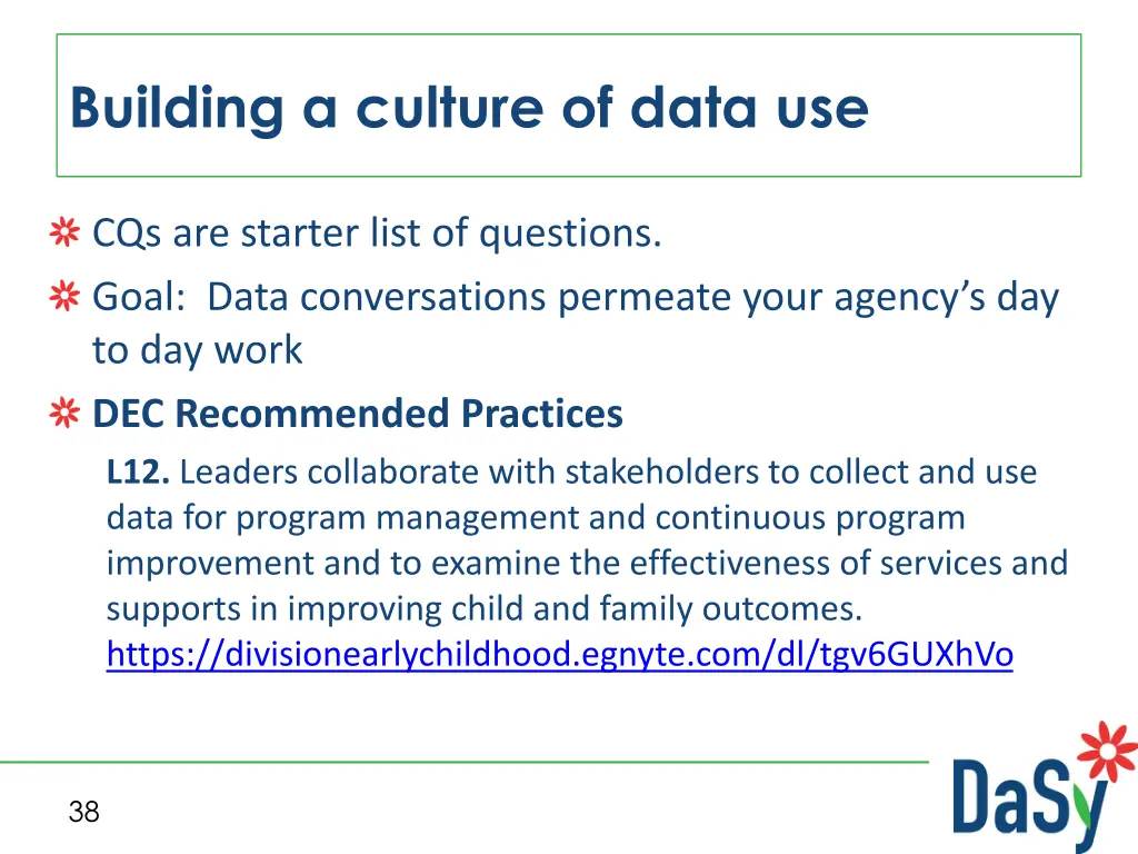 building a culture of data use