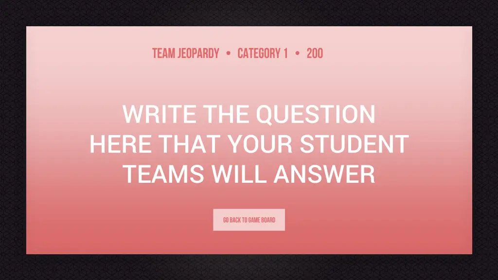 write the question here that your student teams 1