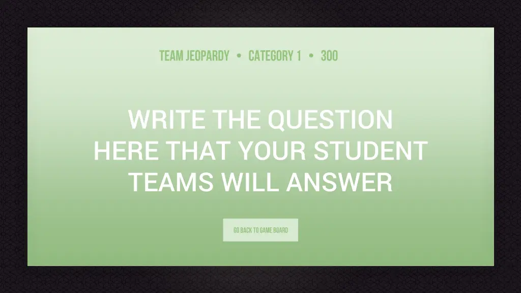 write the question here that your student teams 22