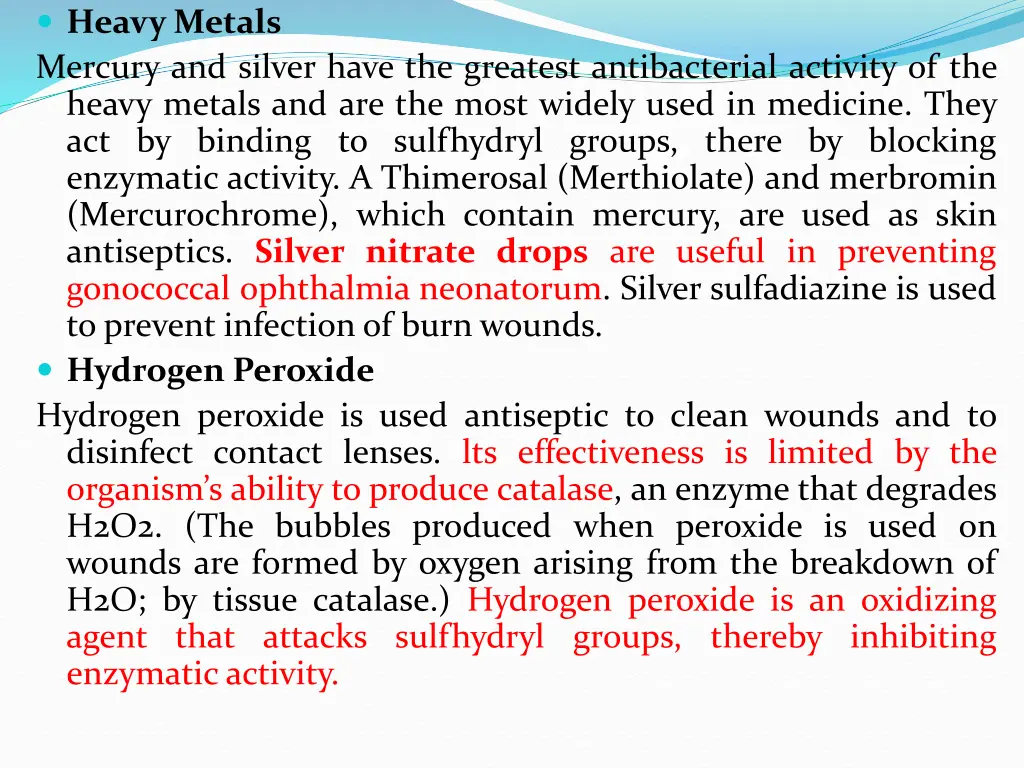 heavy metals mercury and silver have the greatest