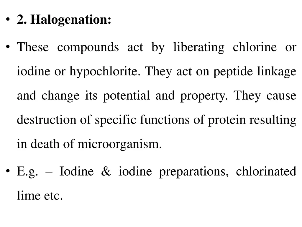 2 halogenation