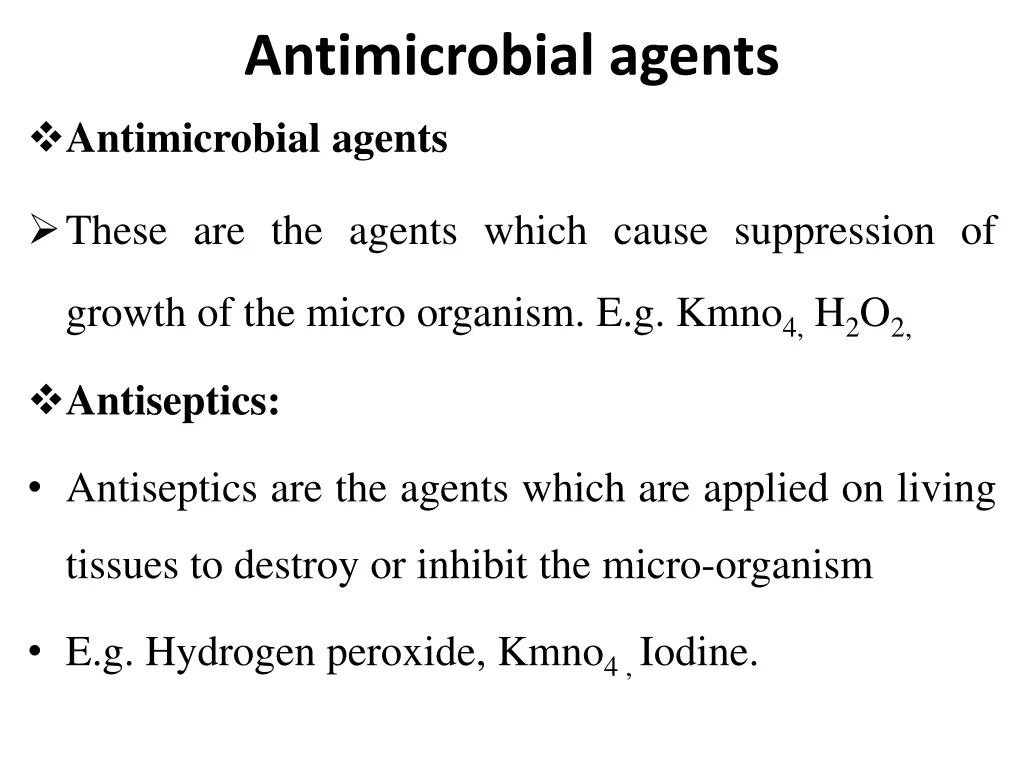 antimicrobial agents antimicrobial agents