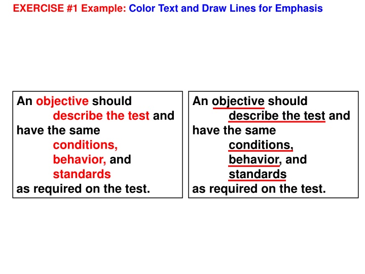 exercise 1 example color text and draw lines