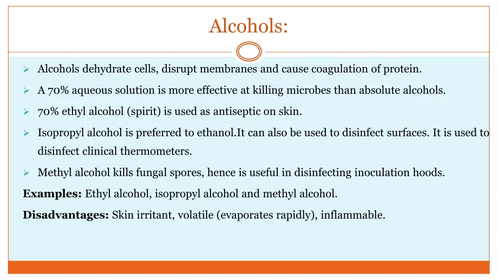 alcohols