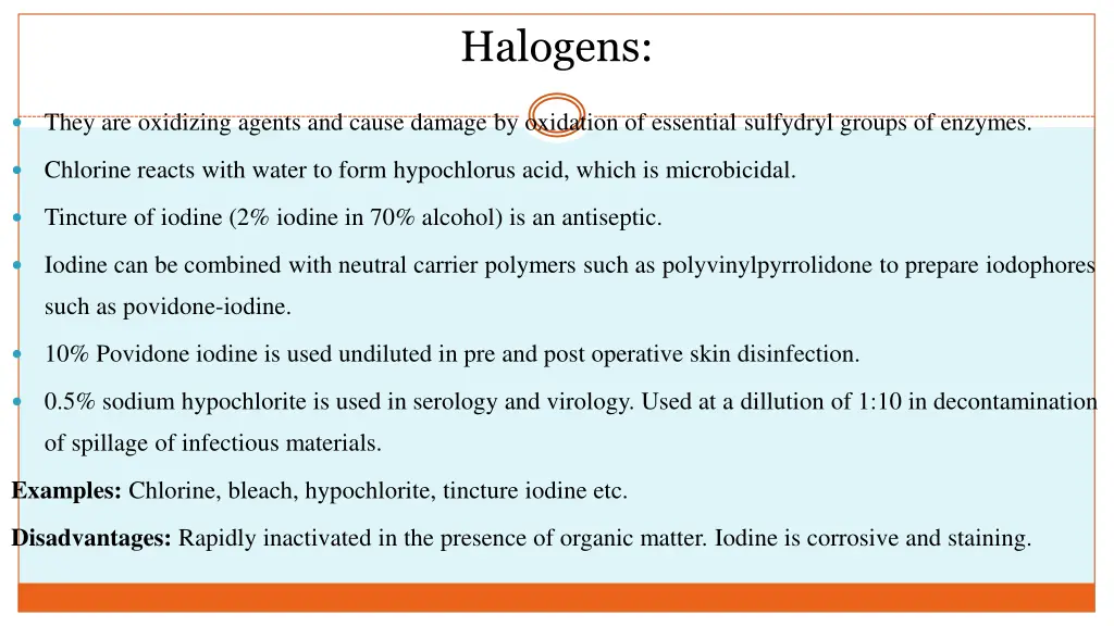 halogens