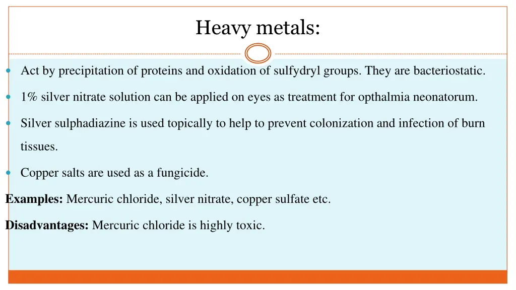 heavy metals