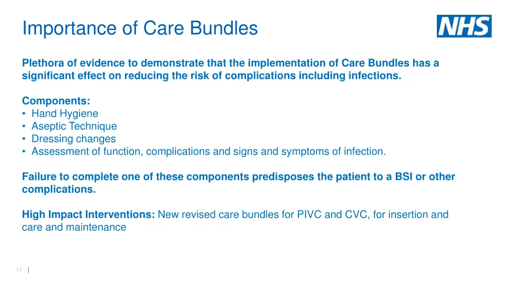 importance of care bundles