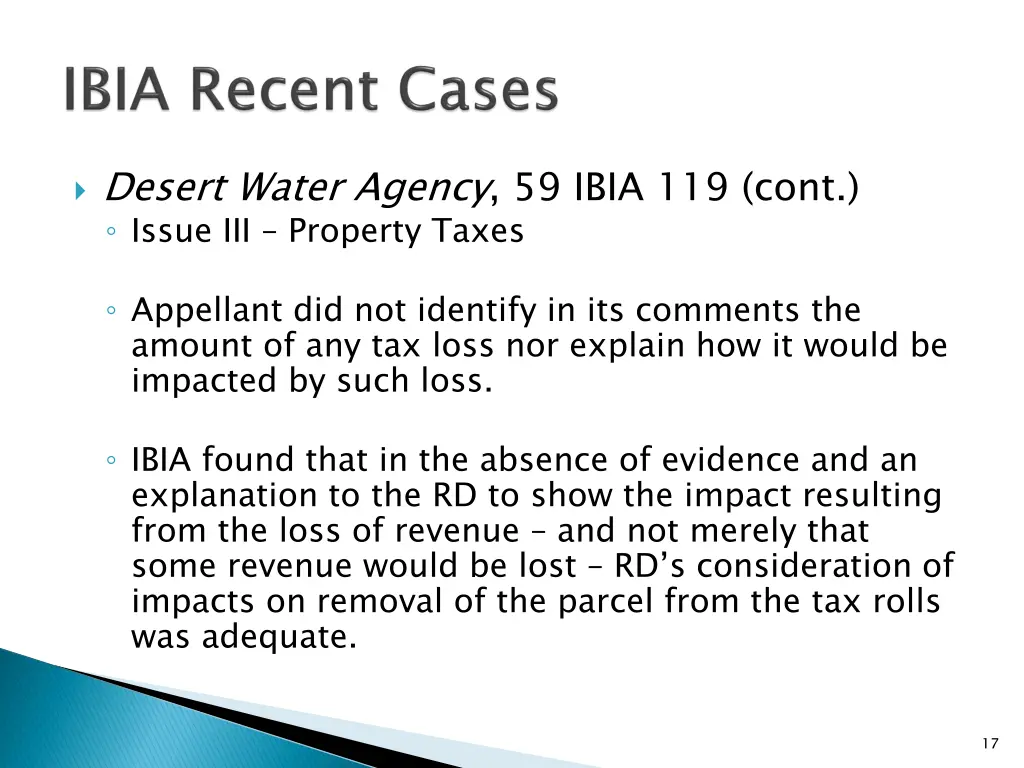 desert water agency 59 ibia 119 cont issue 2