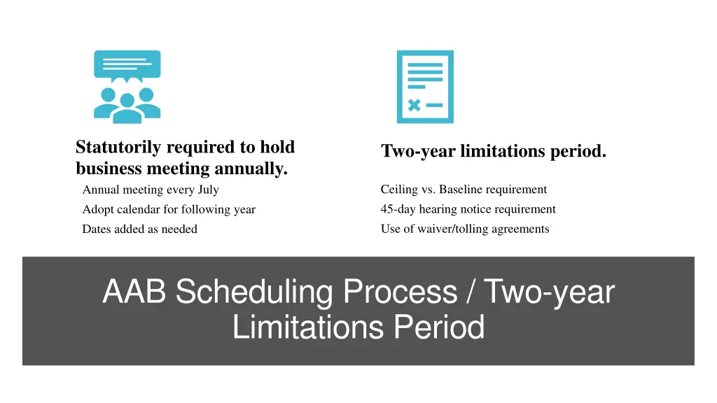 statutorily required to hold business meeting