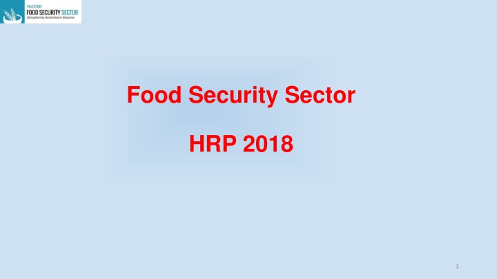 food security sector