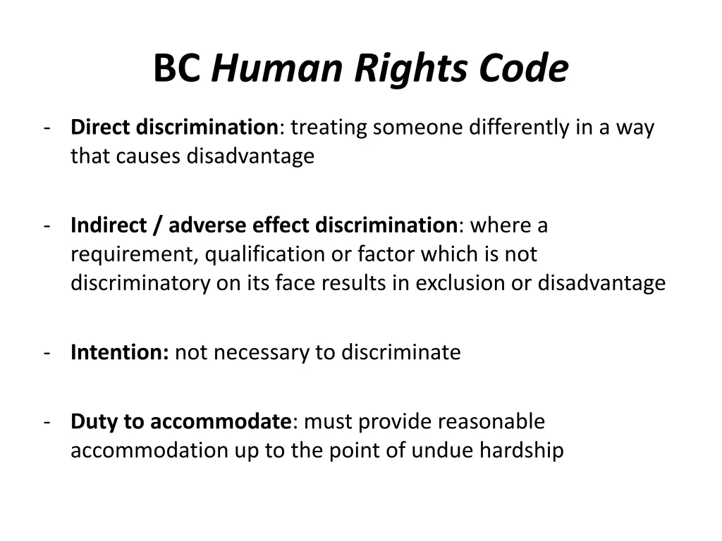 bc human rights code 1