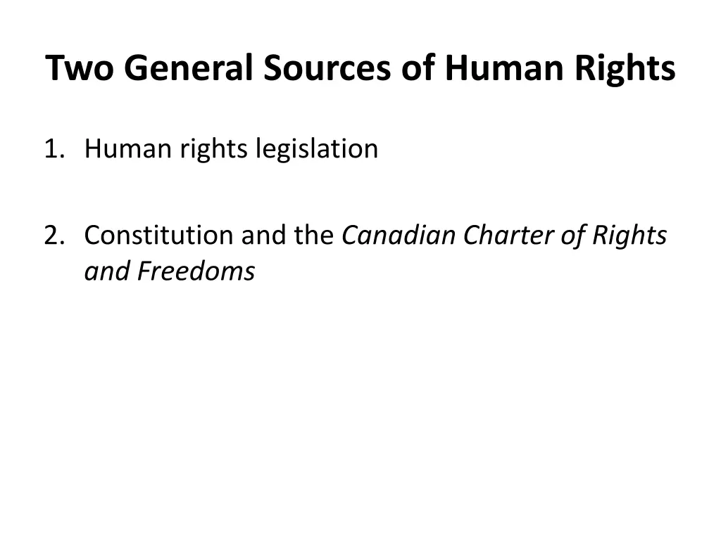 two general sources of human rights