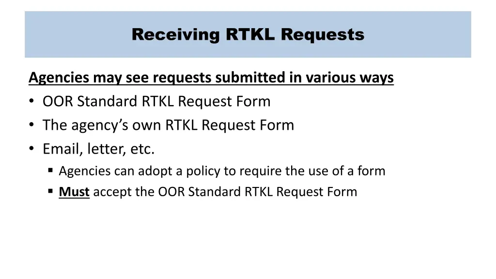 receiving rtkl requests