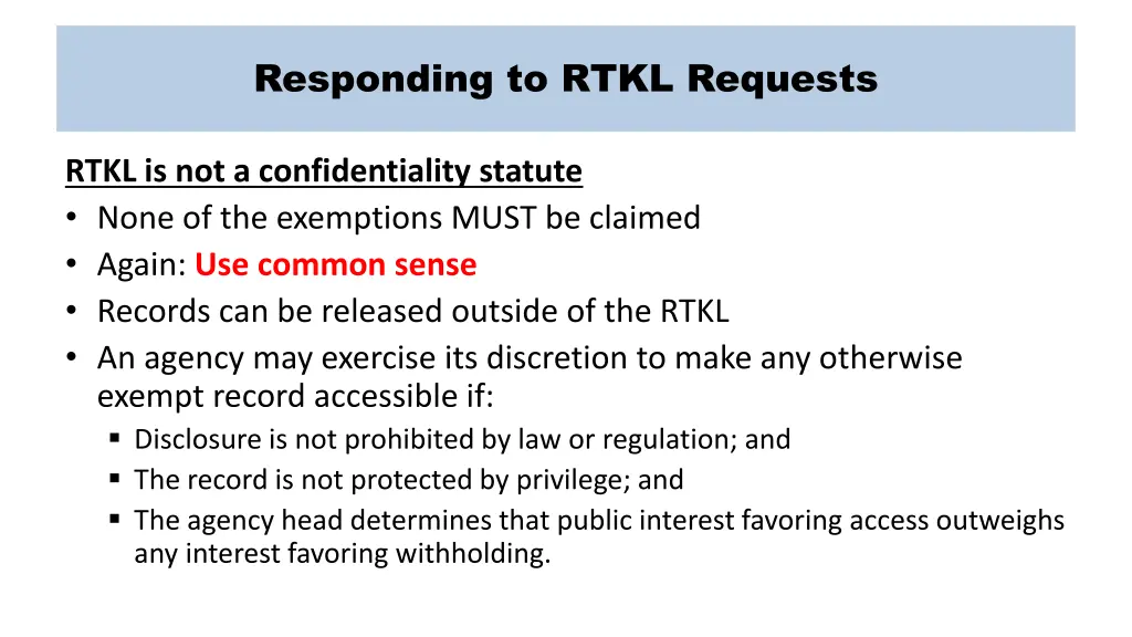 responding to rtkl requests