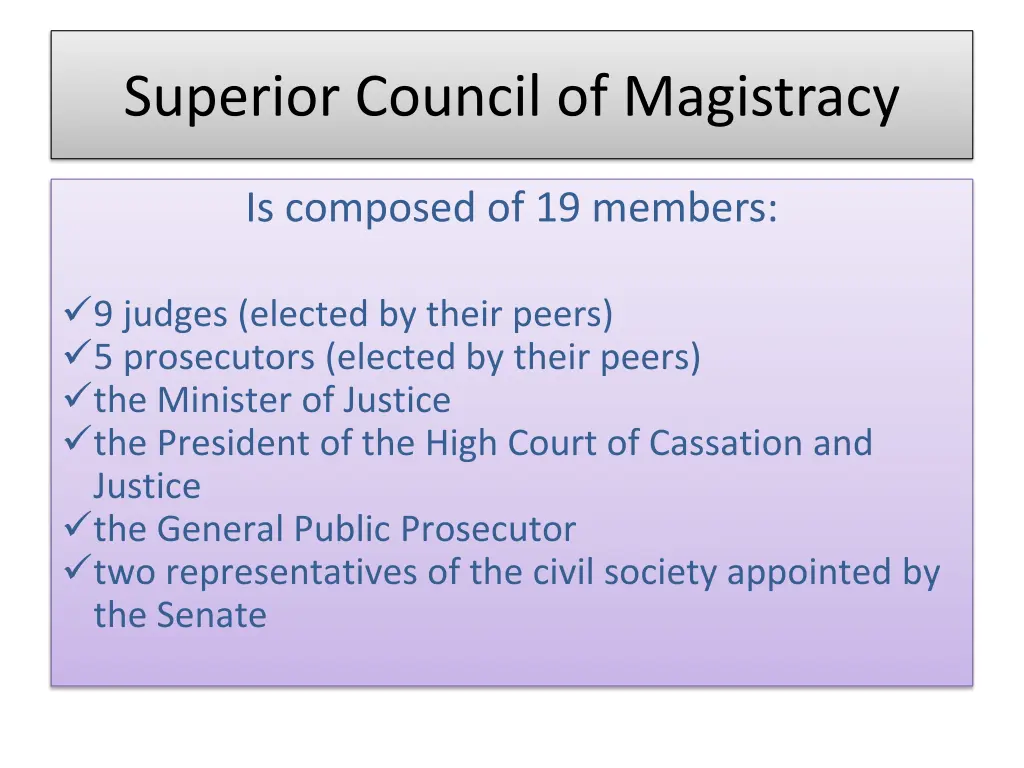 superior council of magistracy 1