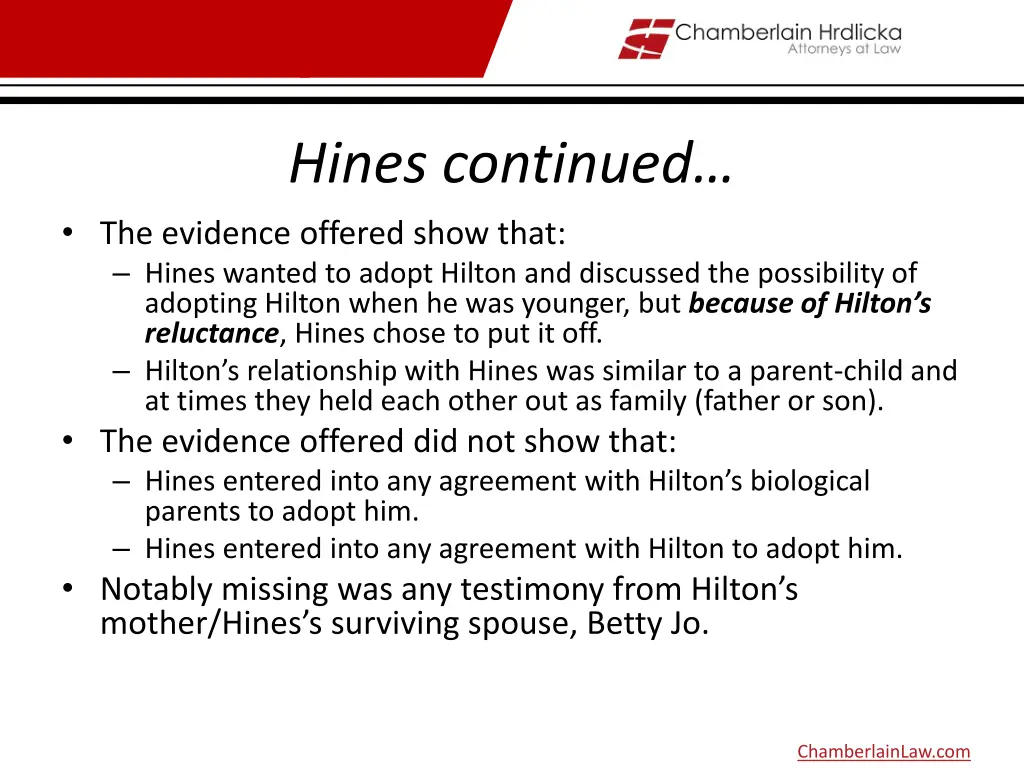 hines continued 1