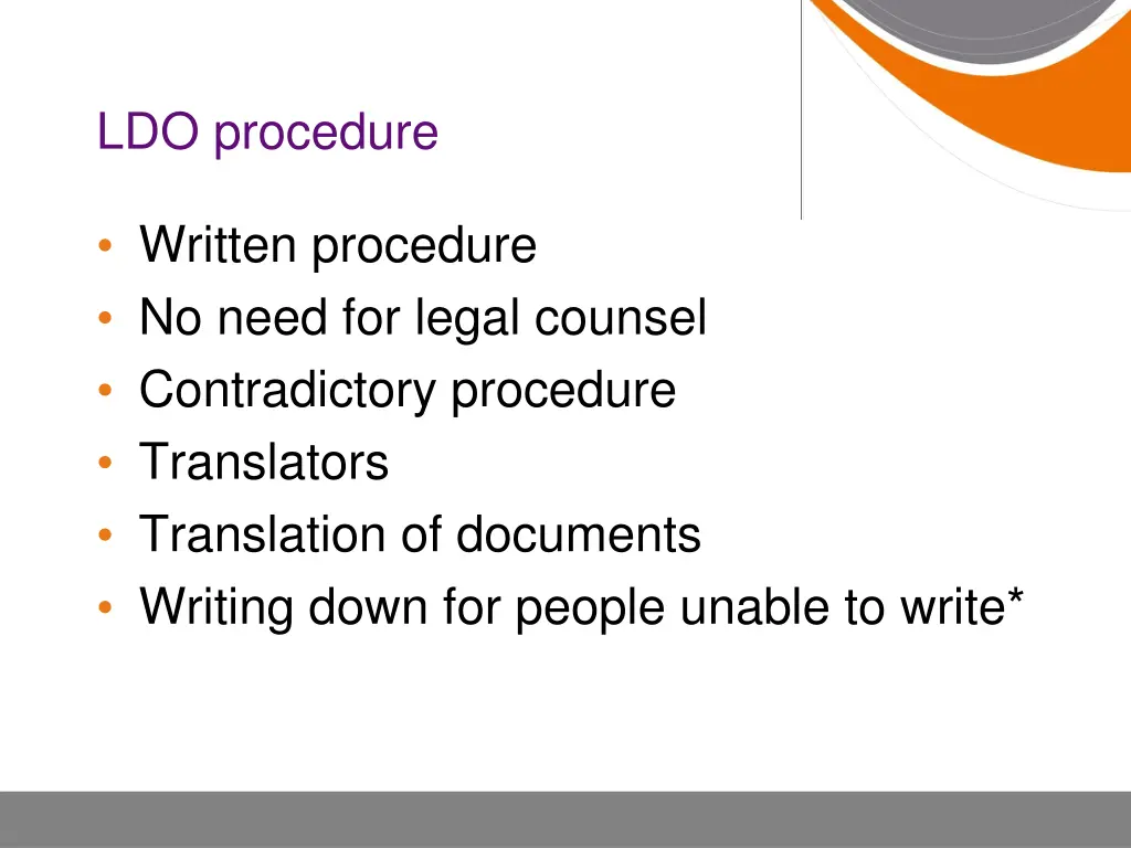 ldo procedure