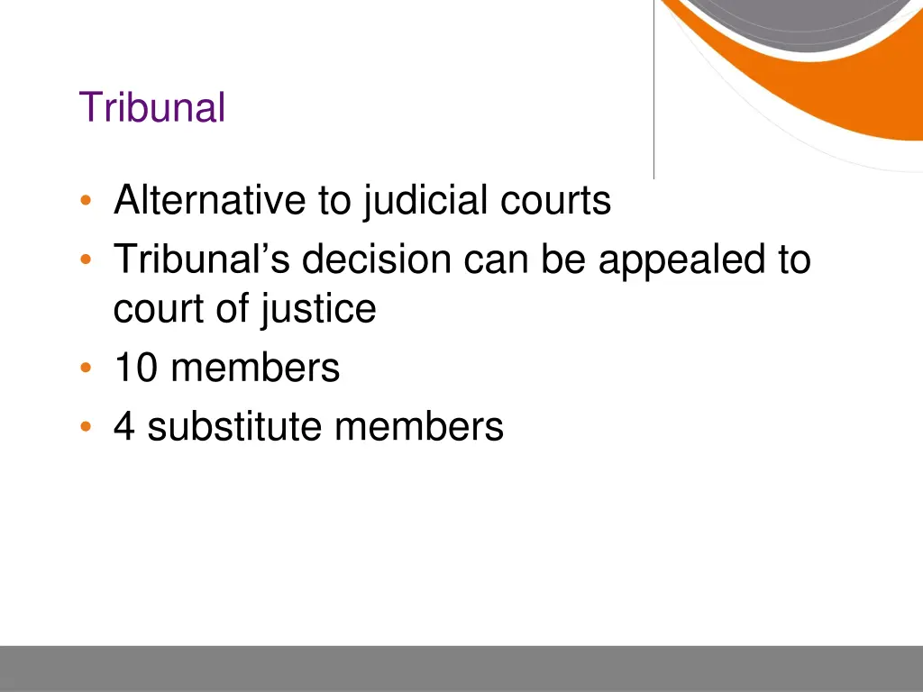 tribunal