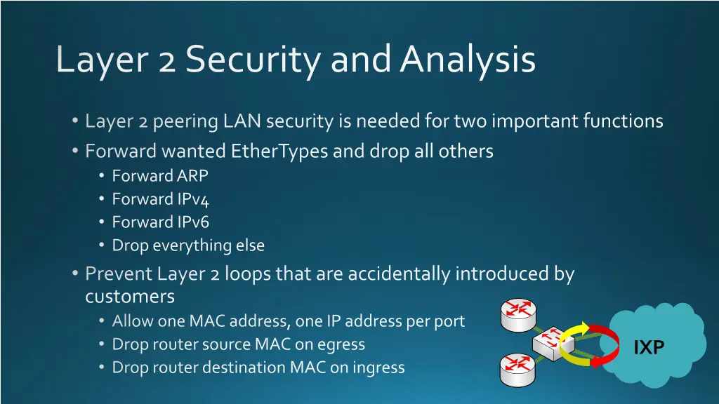 layer 2 security and analysis