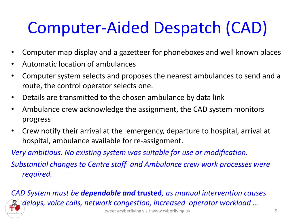 computer aided despatch cad