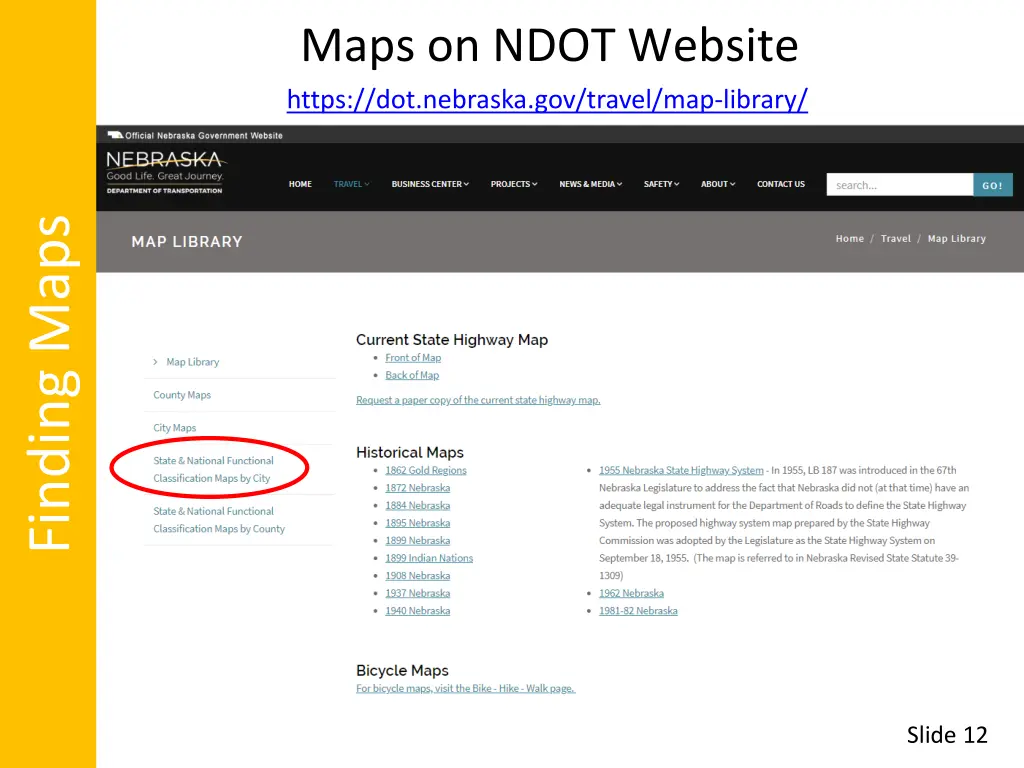 maps on ndot website https dot nebraska