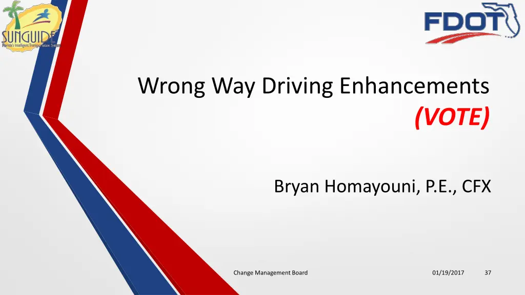 wrong way driving enhancements