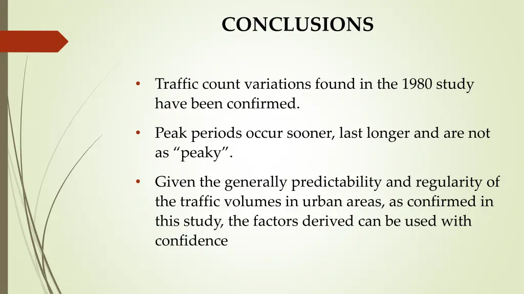 conclusions