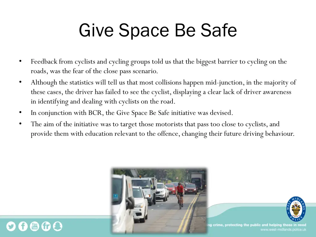 give space be safe