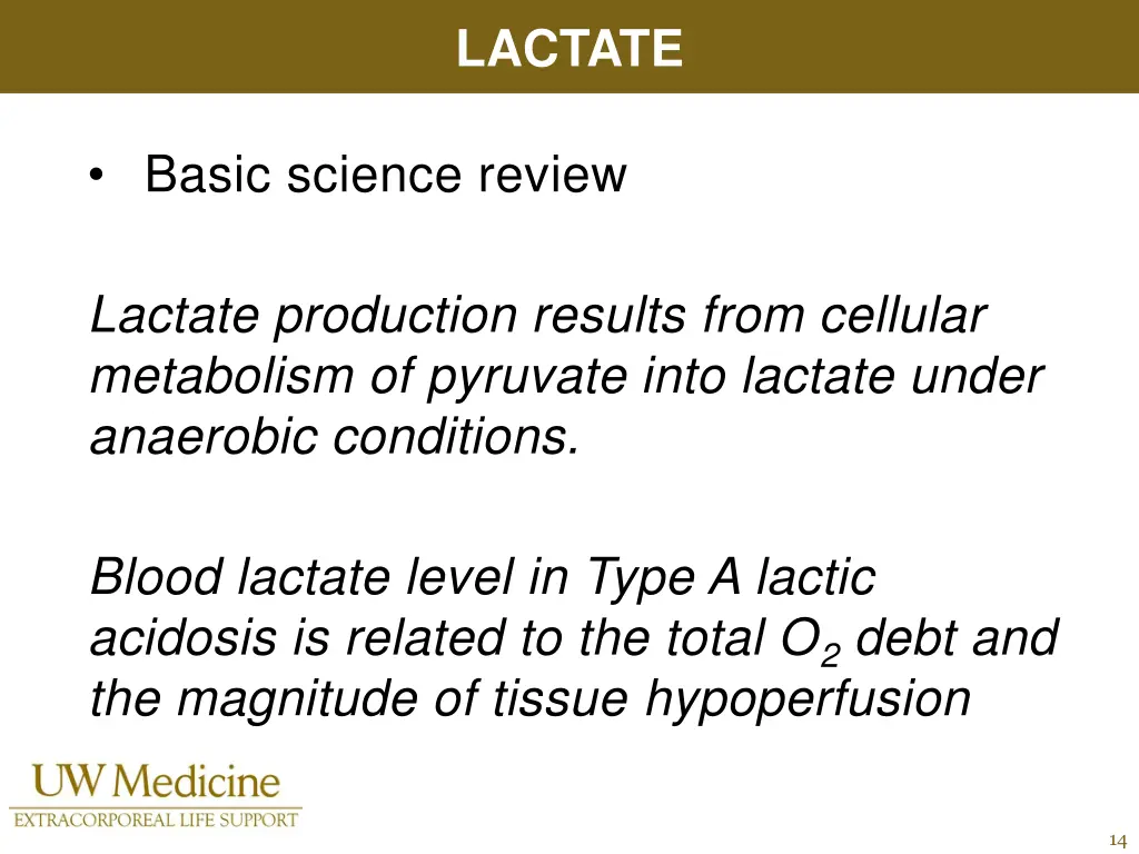 lactate