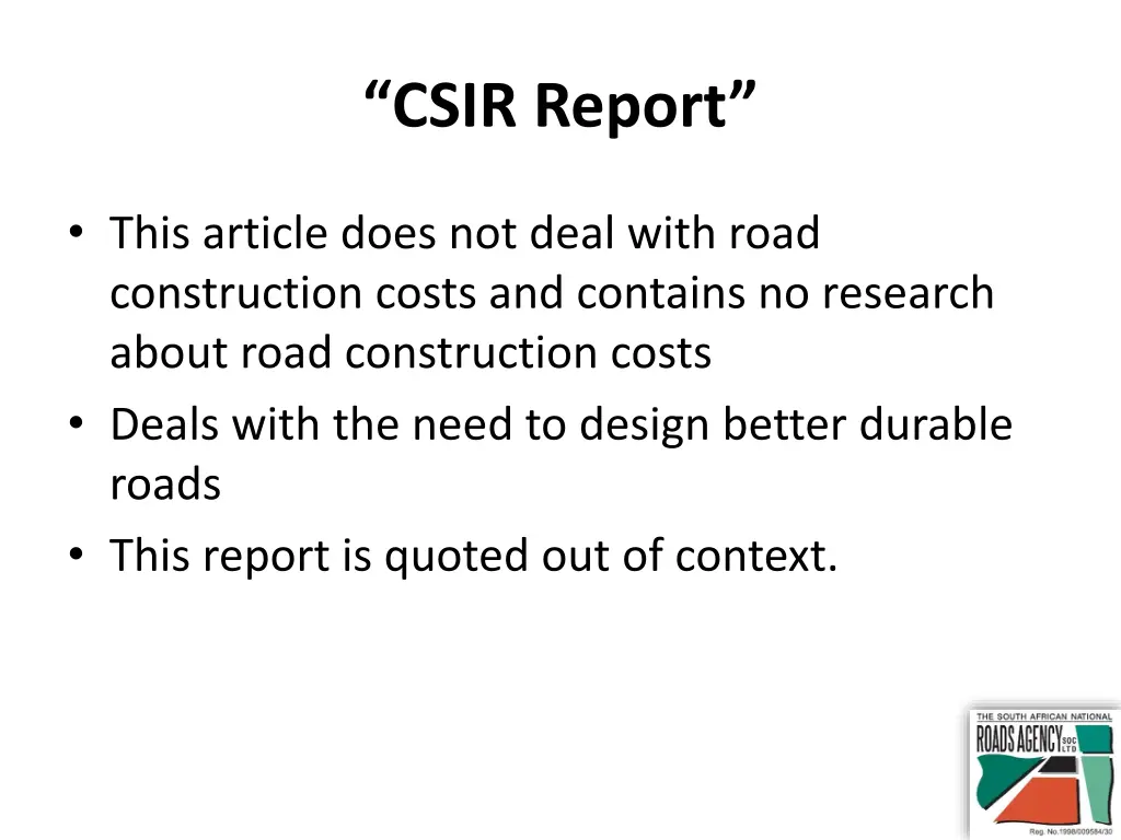 csir report