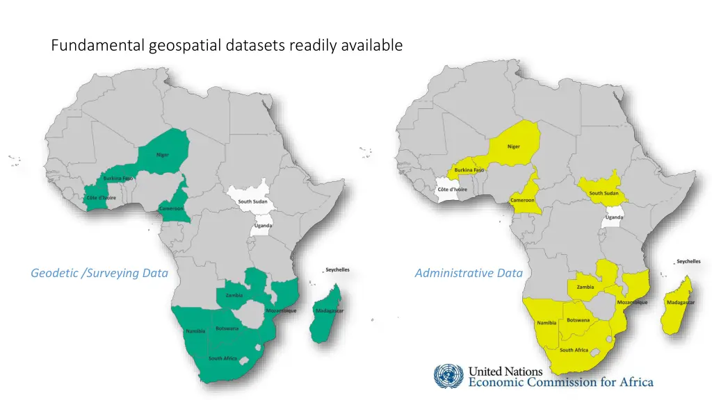 fundamental geospatial datasets readily available