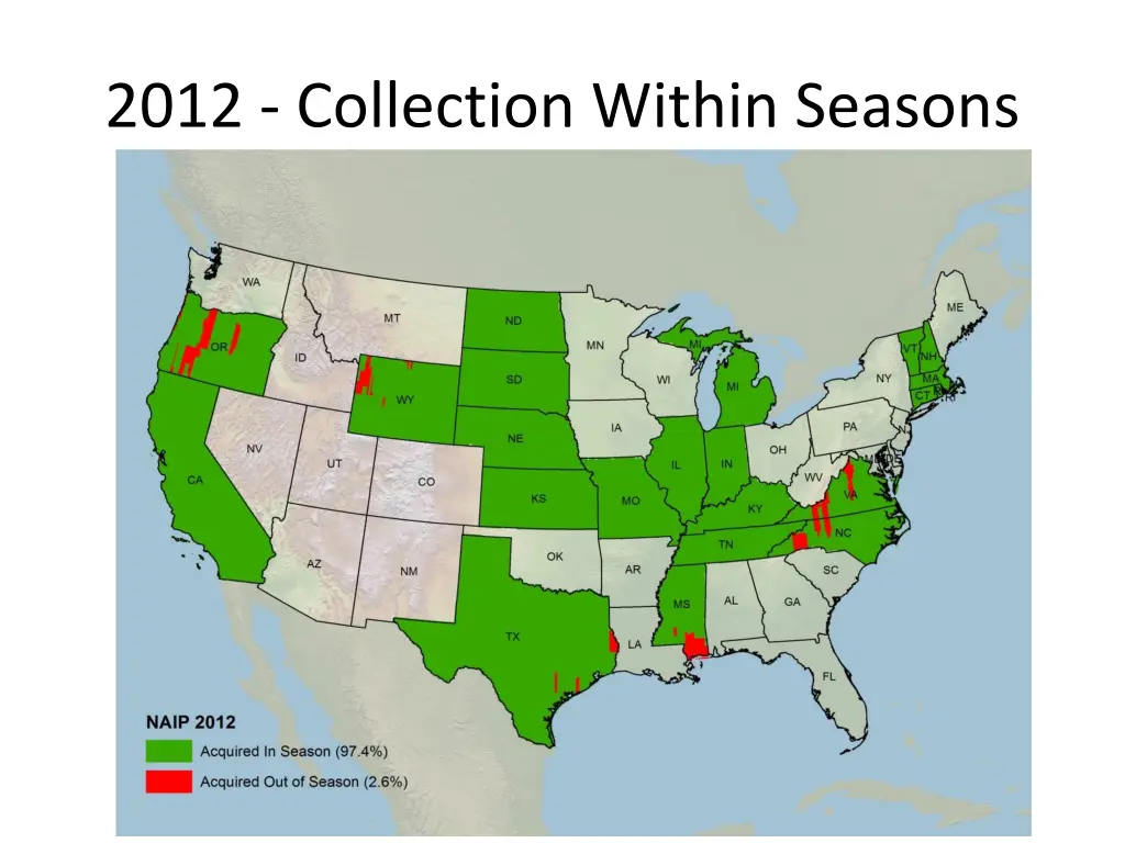 2012 collection within seasons